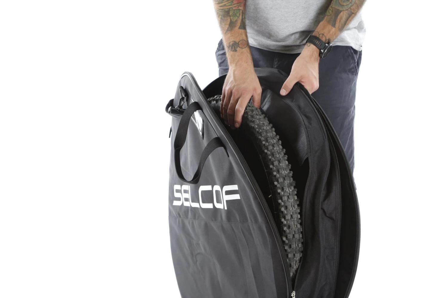 Selcof Padded Double Wheel And Tyre Bag 5 Selcof Padded Double Wheel And Tyre Bag - Image 5