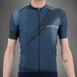 Carnac Men's Brosse Short Sleeve Jersey / Blue -Bicycle Gear Shop CLCABSSJB P3
