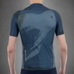 Carnac Men's Brosse Short Sleeve Jersey / Blue -Bicycle Gear Shop CLCABSSJB P4