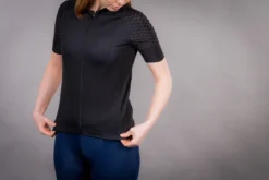 Carnac Women's Short Sleeve Jersey / Black -Bicycle Gear Shop CLCAWSSJBLK P10