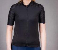 Carnac Women's Short Sleeve Jersey / Black -Bicycle Gear Shop CLCAWSSJBLK P7