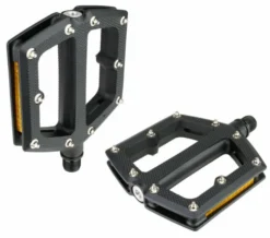 Jobsworth VP-539 Nylon Flat Pedals / Black